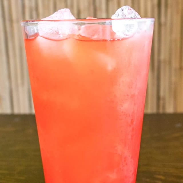 Strawberry margarita mocktail.