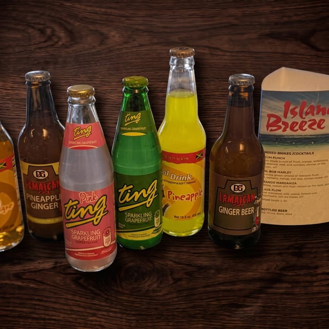 Jamaican sodas.