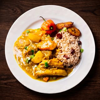 Coconut curry chicken